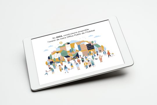 Carte de vœux électronique OPH de Bobigny